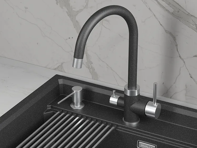 Смеситель GRANULA 5169 черный