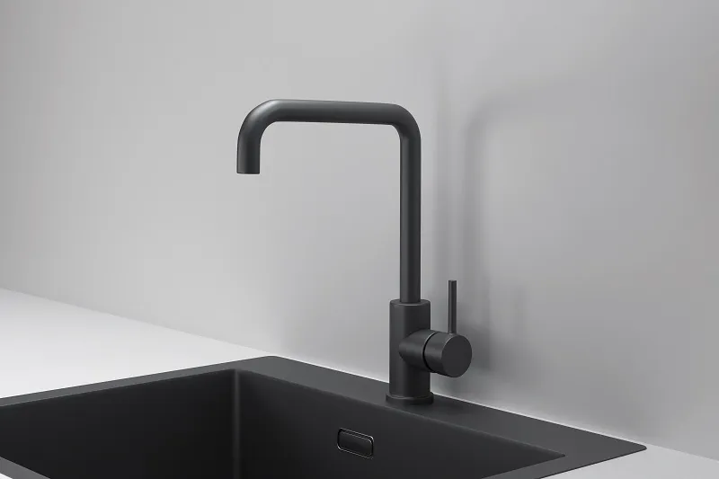 Смеситель GRANULA KS-7110 черный/матовый