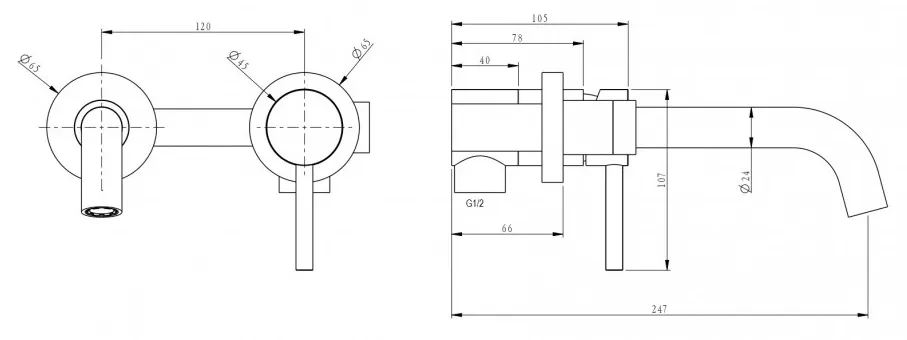Смеситель MILACIO Ultra MCU.552.MB черный