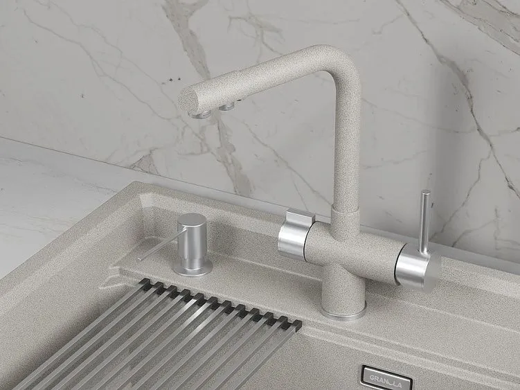 Смеситель GRANULA 5008 базальт