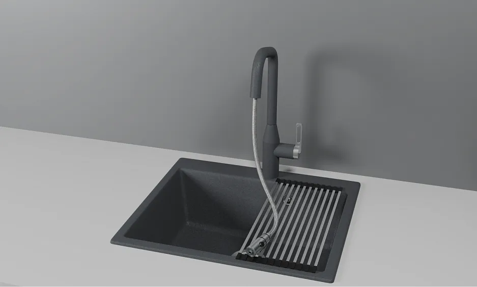 Смеситель GRANULA GR-8171 графит