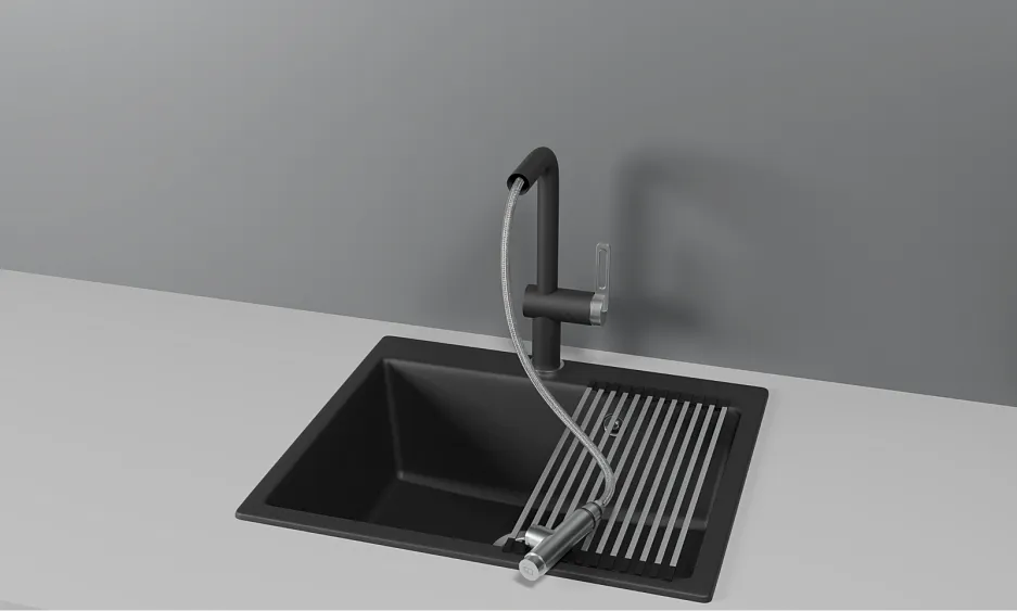 Смеситель GRANULA GR-8169 шварц