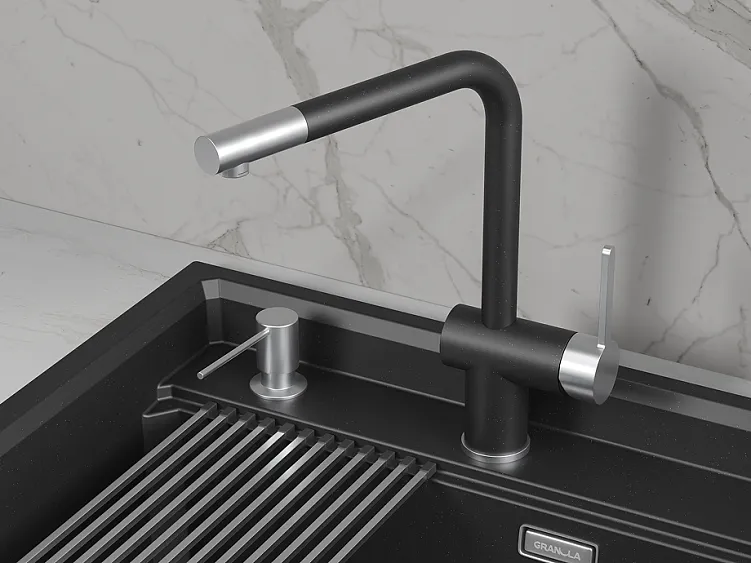 Смеситель GRANULA 5017 шварц