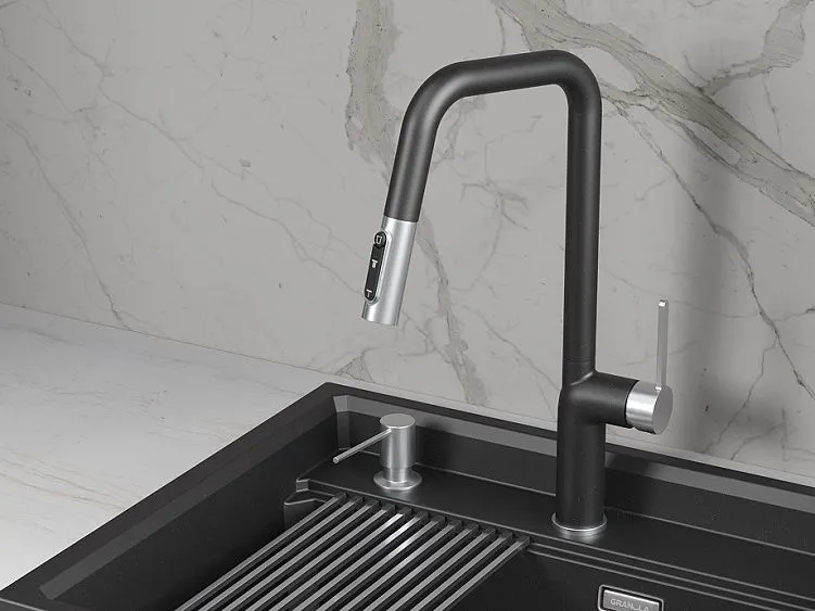 Смеситель GRANULA 9011 шварц