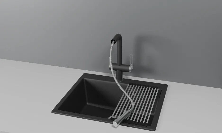 Смеситель GRANULA GR-8170 шварц