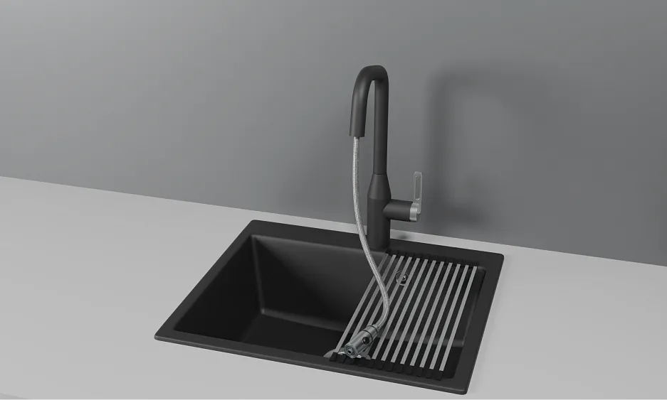 Смеситель GRANULA GR-8171 шварц