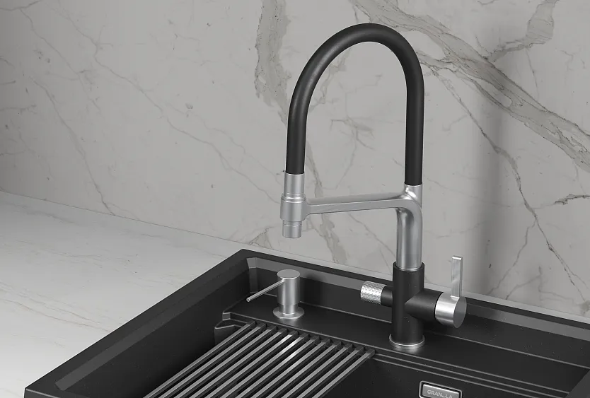 Смеситель GRANULA 5083 шварц