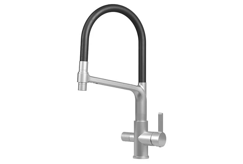 Смеситель GRANULA 5083 нержавеющая сталь