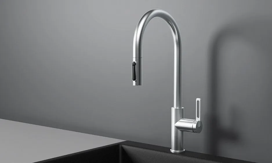 Смеситель GRANULA GR-8168 нержавеющая сталь