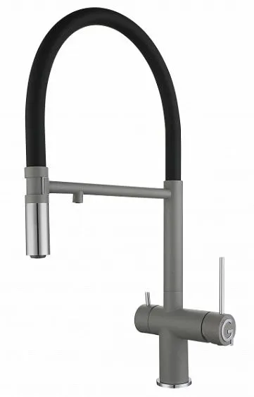 Смеситель RIVELATO Adria grigio cromo