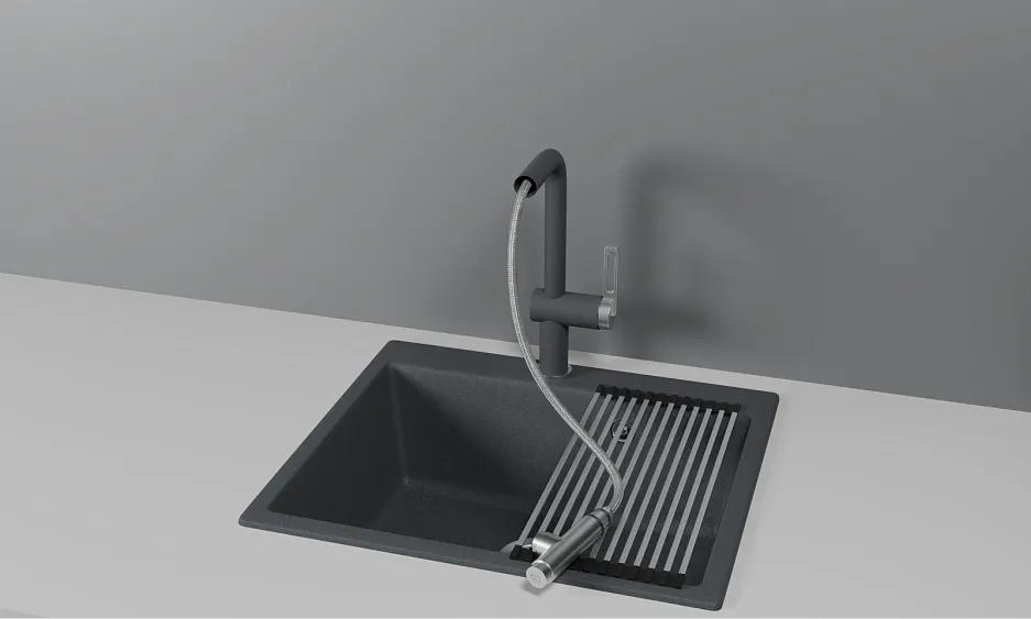 Смеситель GRANULA GR-8169 графит