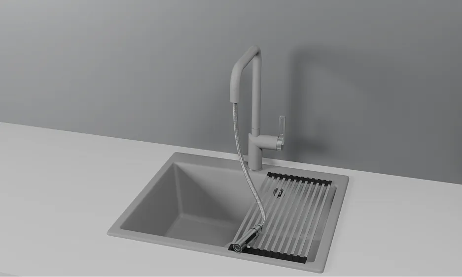 Смеситель GRANULA GR-8173 алюминиум