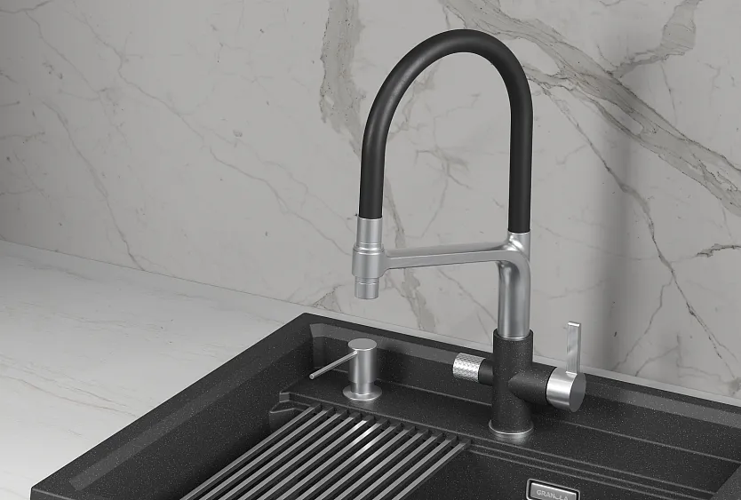 Смеситель GRANULA 5083 черный