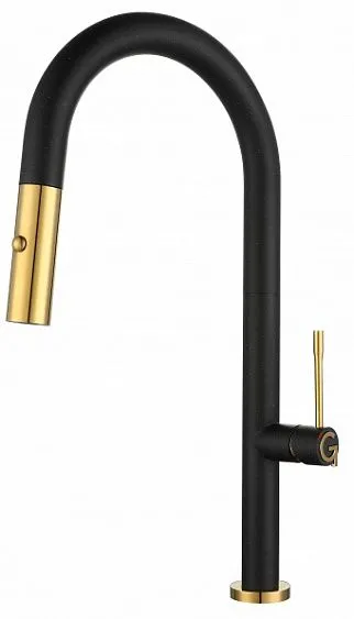 Смеситель RIVELATO Asti nero oro