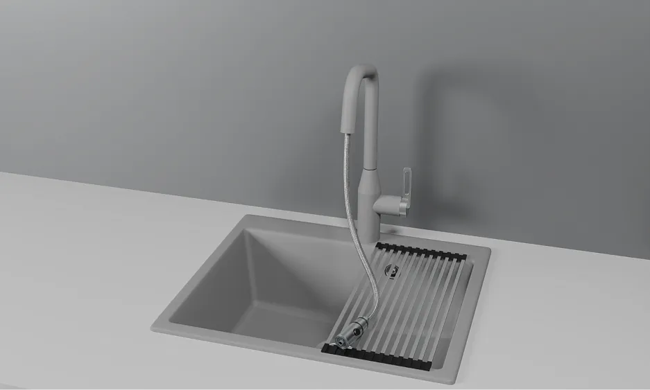 Смеситель GRANULA GR-8171 алюминиум