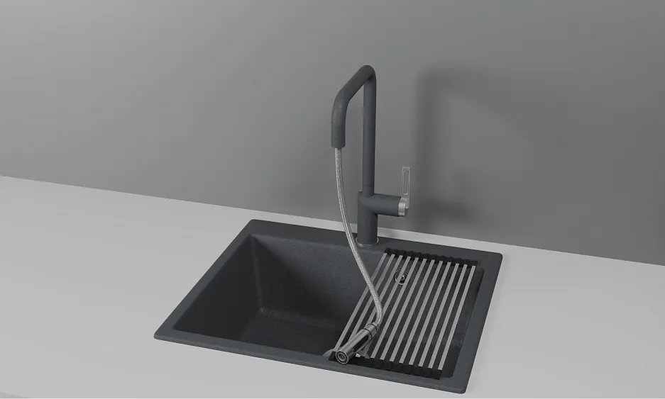 Смеситель GRANULA GR-8173 графит