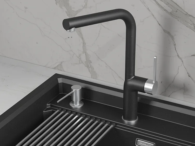 Смеситель GRANULA 9502 шварц