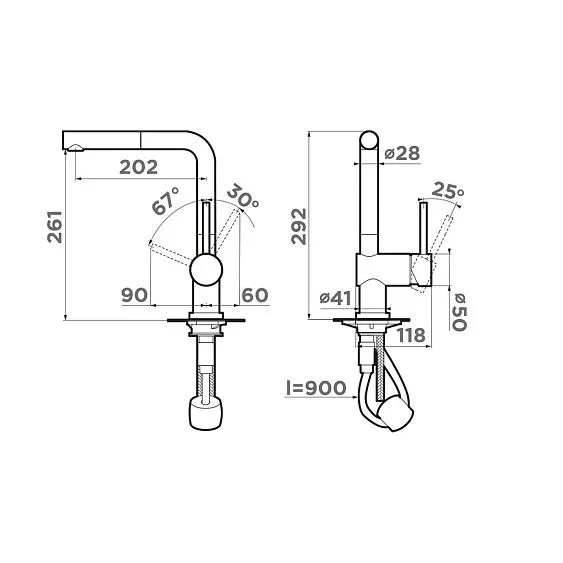 Смеситель OMOIKIRI Akashi S-BL (4994573)
