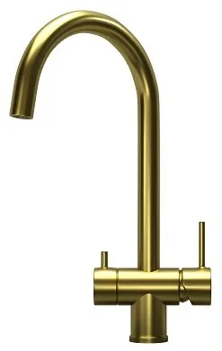 Смеситель GRANULA KS-7104 золото/сатин