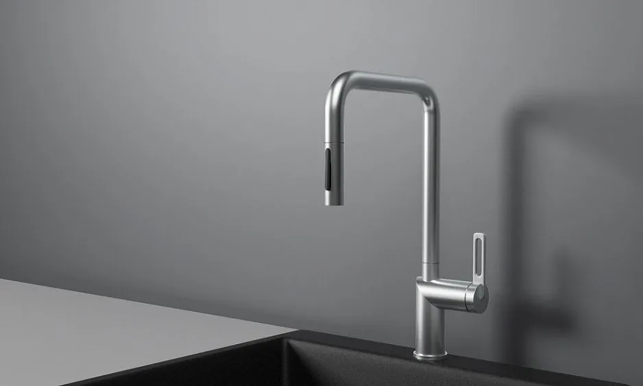 Смеситель GRANULA GR-8173 нержавеющая сталь