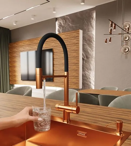 Смеситель EMAR ЕС-7024 PVD Coppery