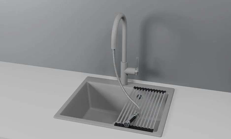 Смеситель GRANULA GR-8168 алюминиум