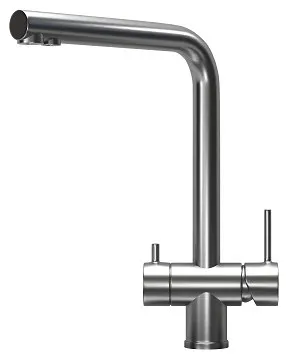 Смеситель GRANULA KS-7011 сталь/сатин