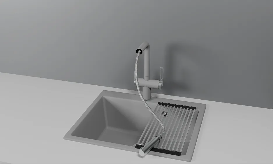 Смеситель GRANULA GR-8170 алюминиум