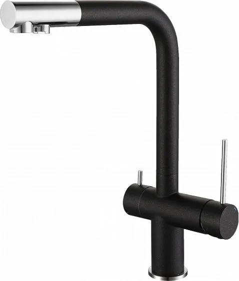 Смеситель RIVELATO Lugano antracite cromo