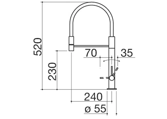 Смеситель BARAZZA 1RUBCY