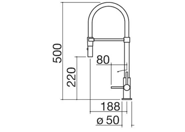 Смеситель BARAZZA 1RUBSP1