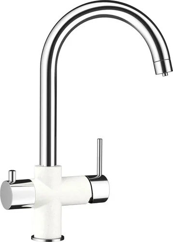 Смеситель SCHOCK Ares Cristalite сталь/альпина