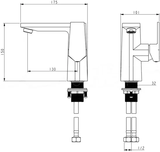 Смеситель OULIN OL-T9207Q