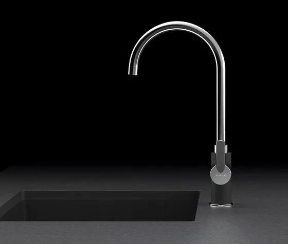 Смеситель SCHOCK Simi Cristalite хром/неро