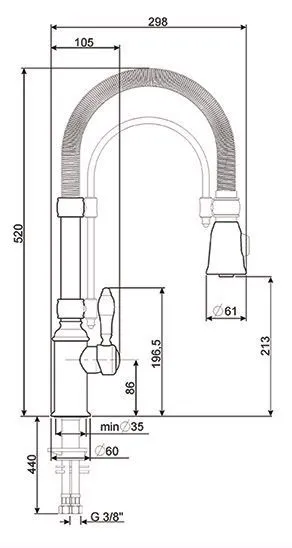Смеситель SMEG midr7cr