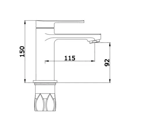 Смеситель OULIN OL-T9503