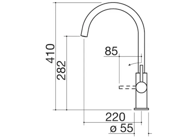 Смеситель BARAZZA 1RUBBO1S