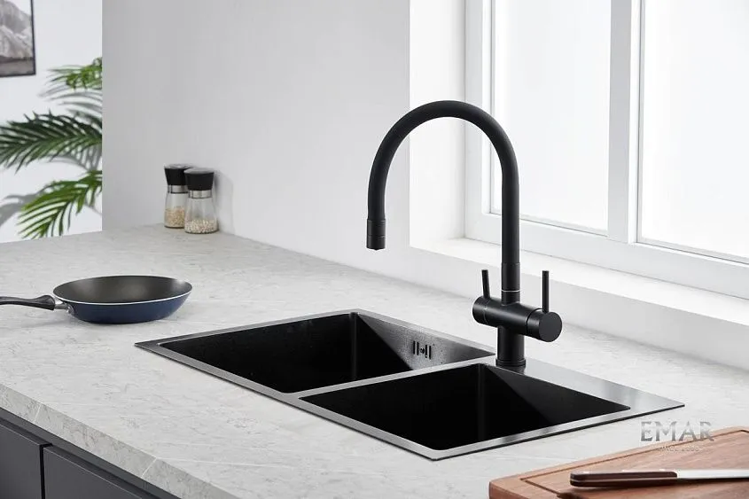 Смеситель EMAR ЕС-3015 black