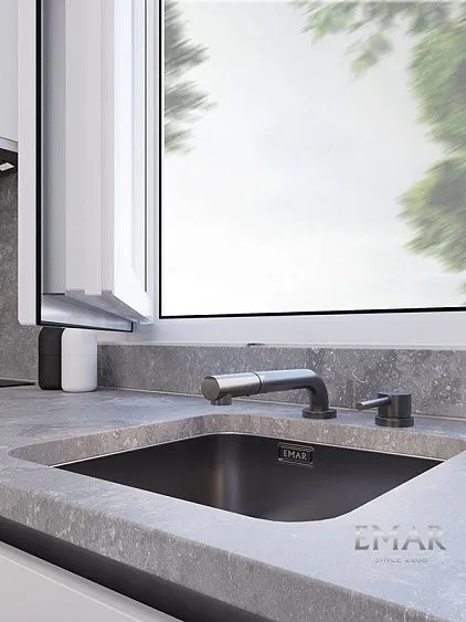 Смеситель EMAR ЕС-7027 PVD Dark