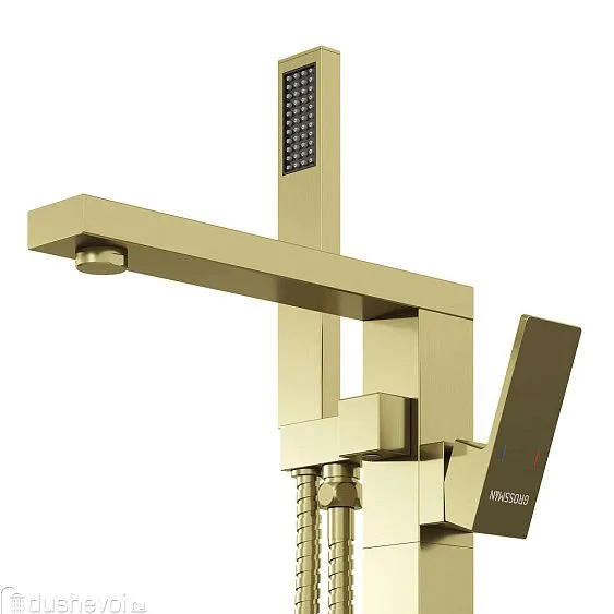 Смеситель GROSSMAN Falcon 530.K35.08.320 золото сатиновый