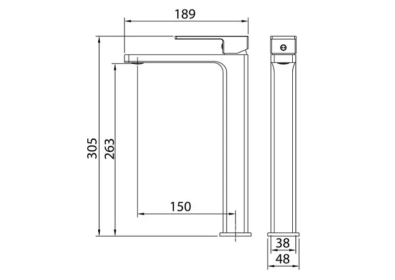 Смеситель GROSSMAN Style 520.K35.05.420 графит сатиновый