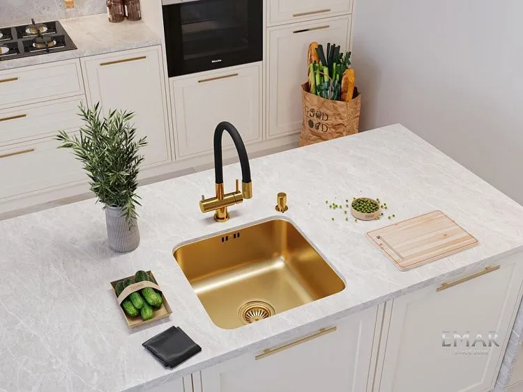Смеситель EMAR ЕС-3015 PVD Golden