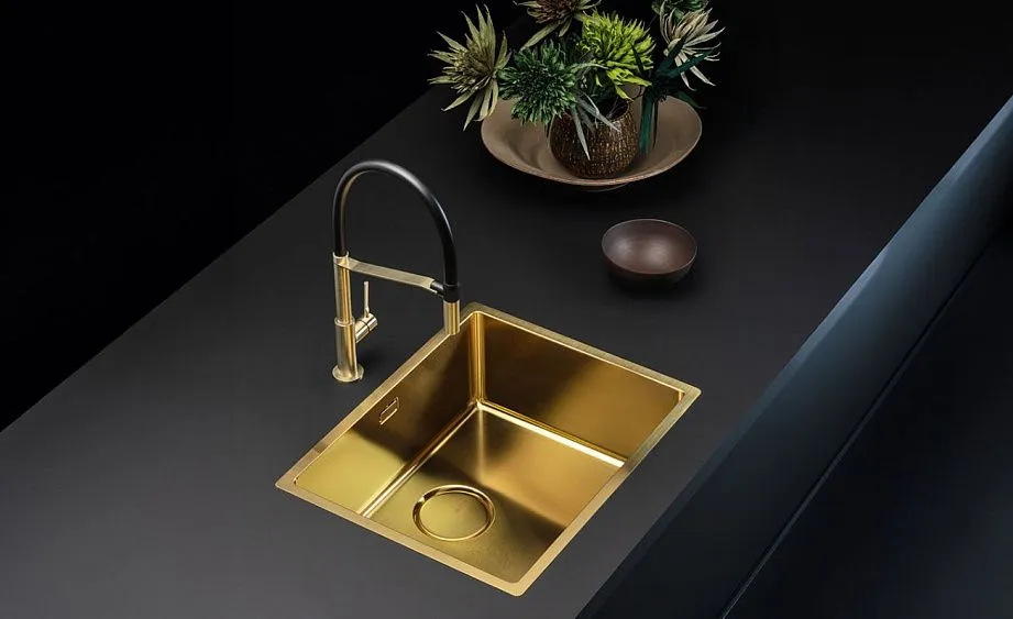Смеситель FALMEC TREVI PRO PVD BRUSHED PALE GOLD (MTRP.00#PGF)
