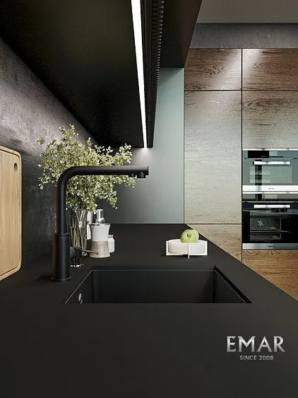 Смеситель EMAR ЕСВ-7015 black