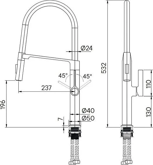 Смеситель PAULMARK Barrel Ba214029-GM