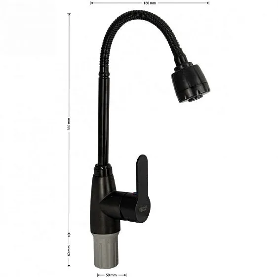 Смеситель BRIMIX 5913 черный