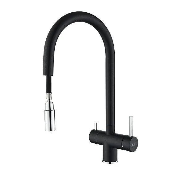 Смеситель RIVELATO Trevi antracite cromo