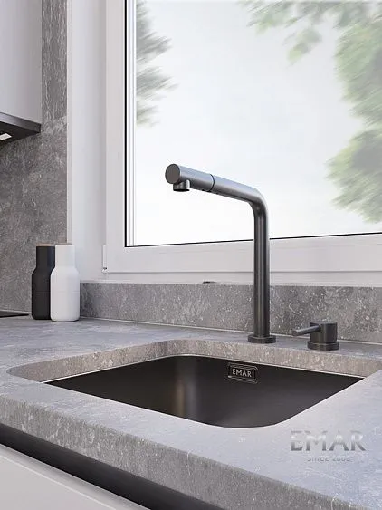 Смеситель EMAR ЕС-7027 PVD Dark