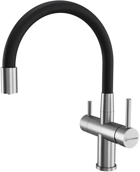 Смеситель KUCHENSTERN WURM-FE нержавеющая сталь