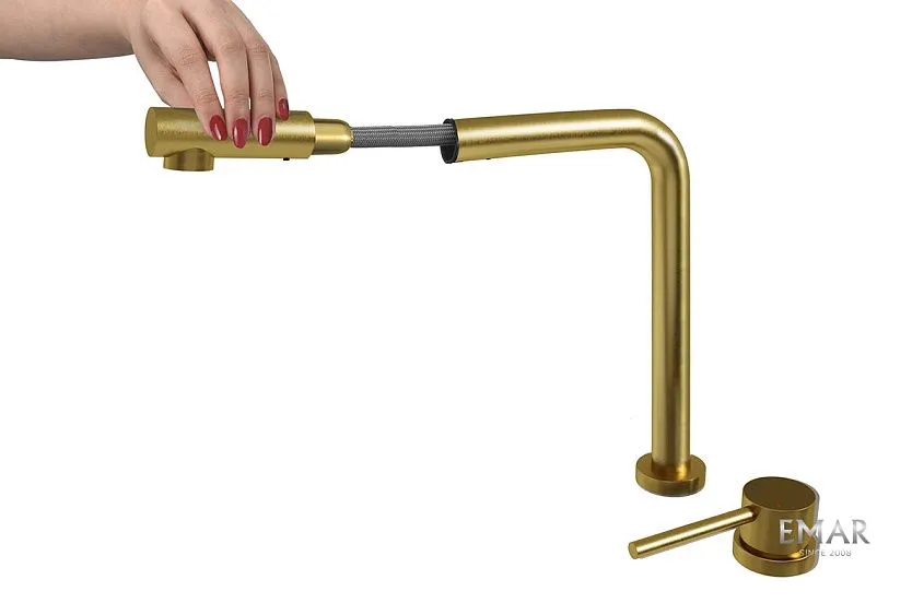 Смеситель EMAR ЕС-7027 PVD Golden